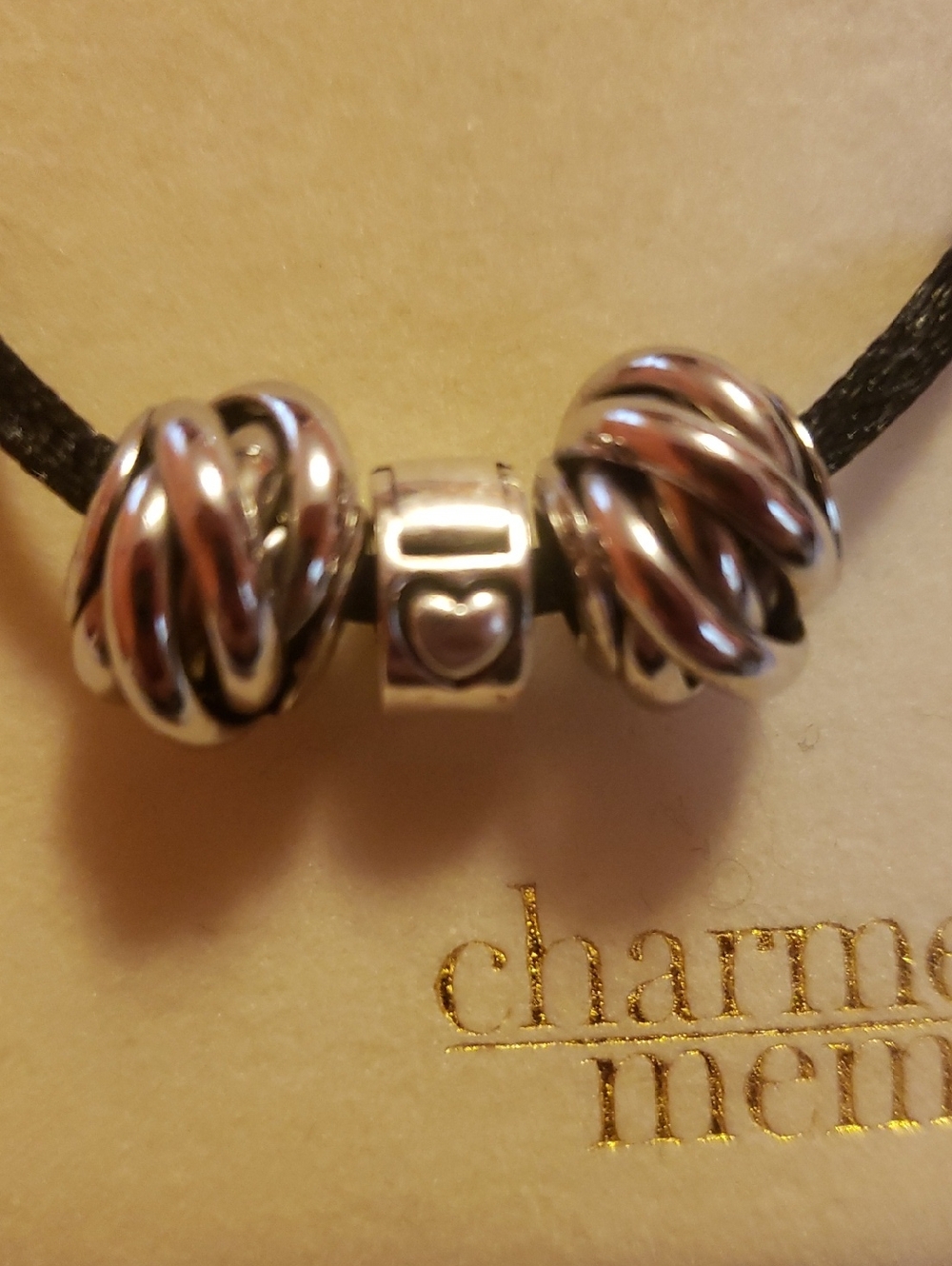 NOW 3 Sterling Silver  beads. Charmed Memories. ITALY 925 There Are NOW THREE!!